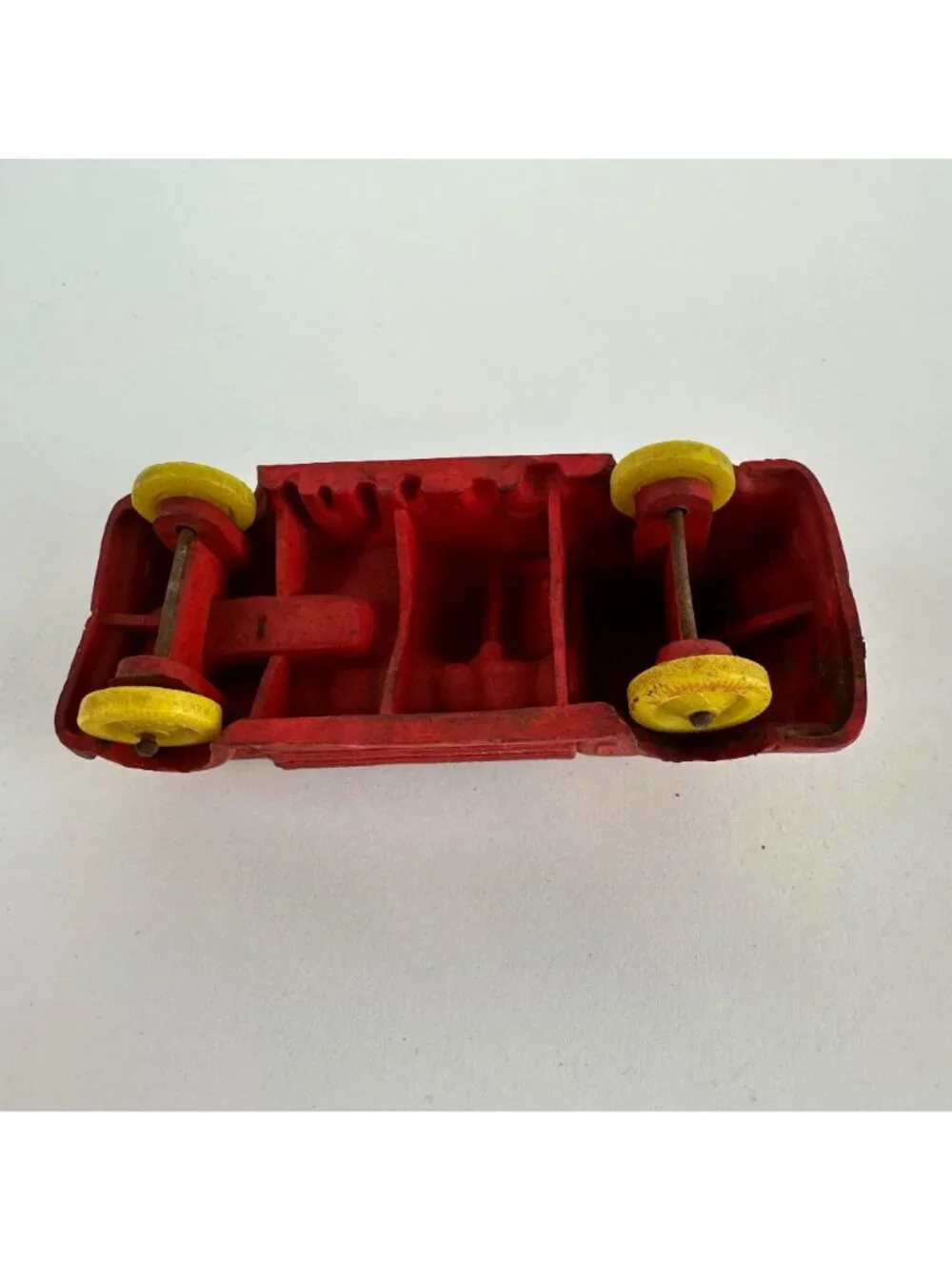 Lot of Three Auburn Hard Rubber Fire Trucks USA Vintage Model Toys